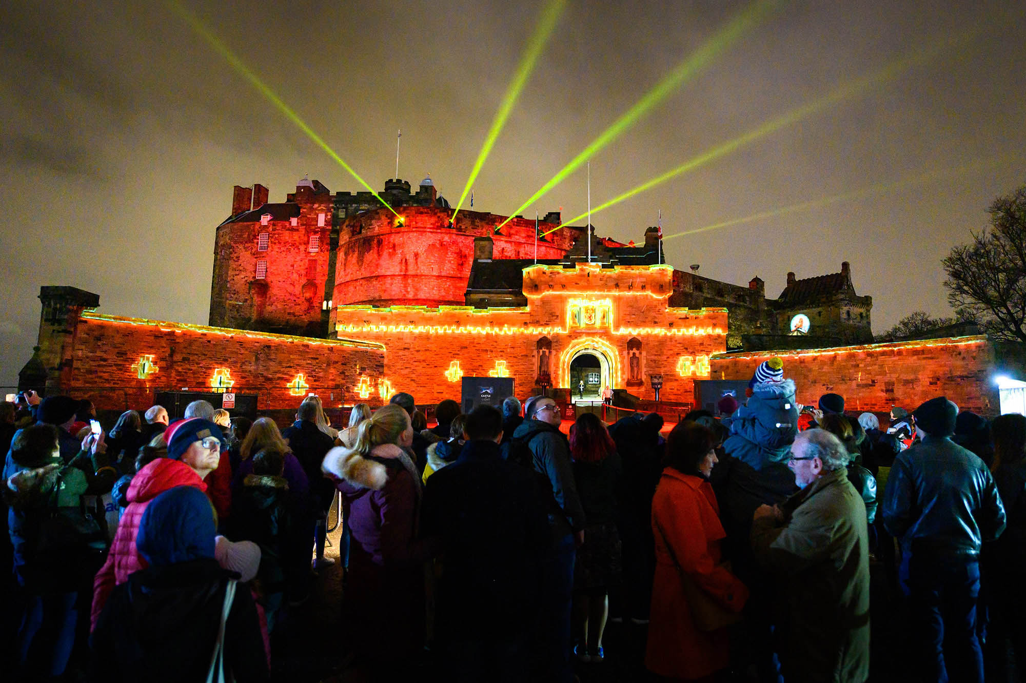 Castle of Light, Projection Light Walk, Christmas show