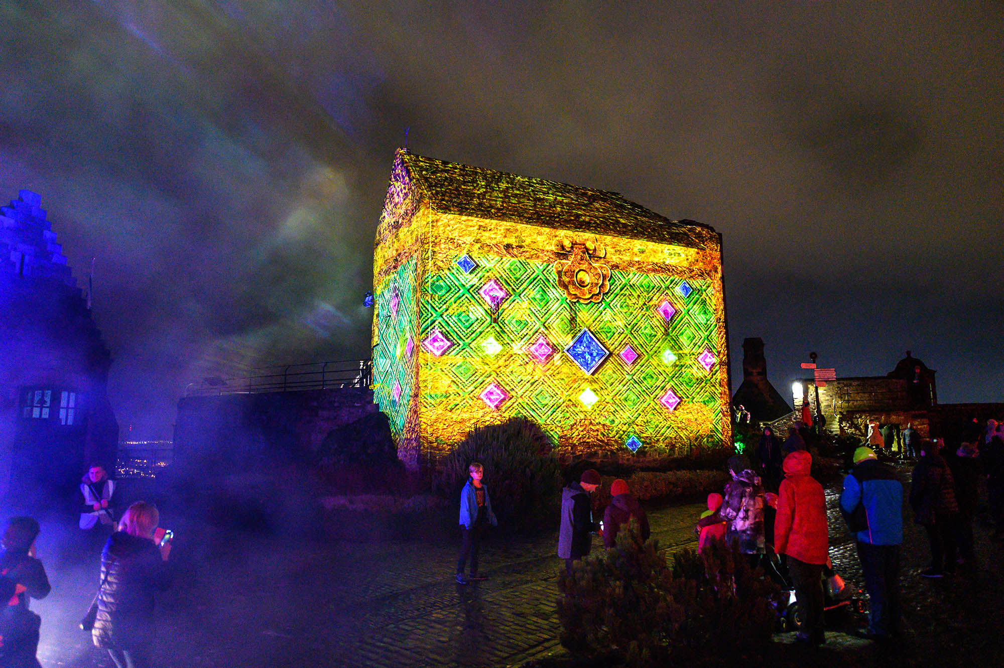 Castle of Light, Projection Light Walk, Christmas show