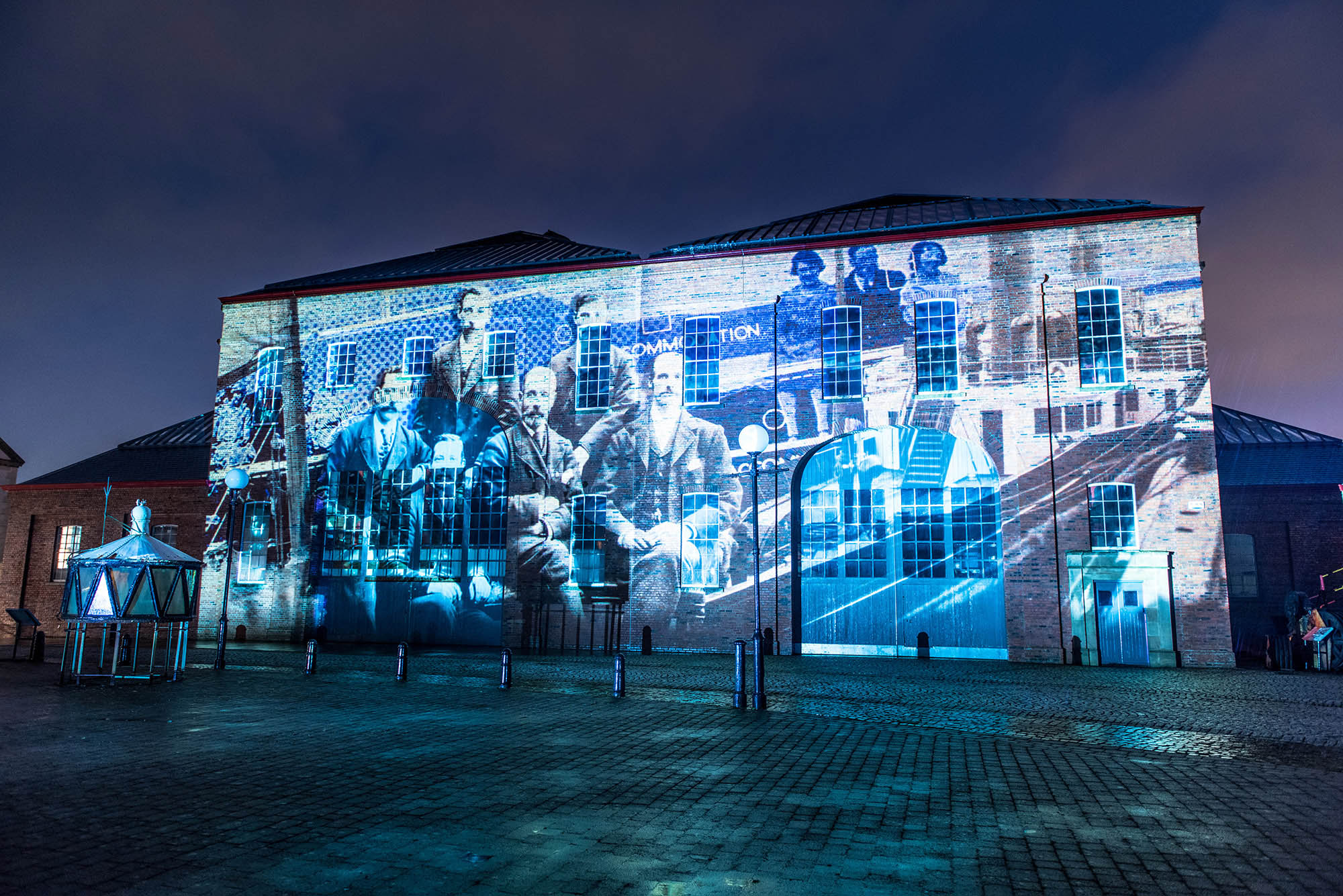 Illumination, Irvine Maritime Museum projection show, archive footage