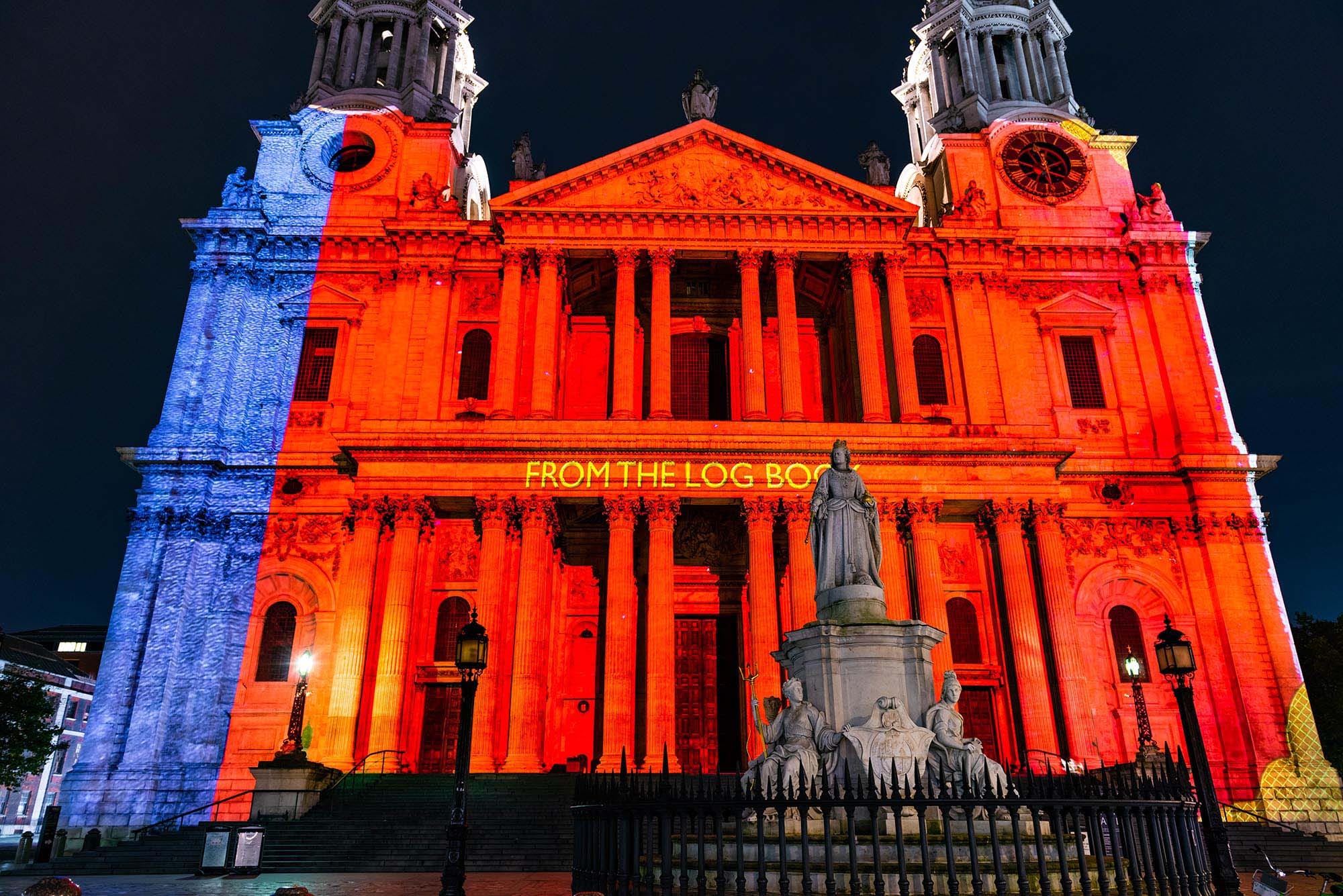 Where Light Falls, St Paul's Cathedral Projection Event
