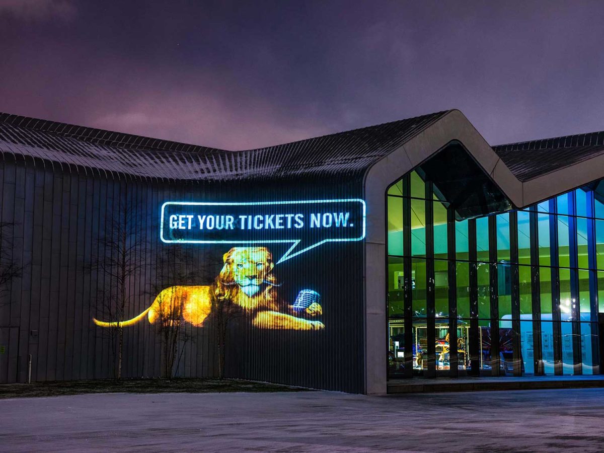 Projection Advertising Scotland Double Take Projections